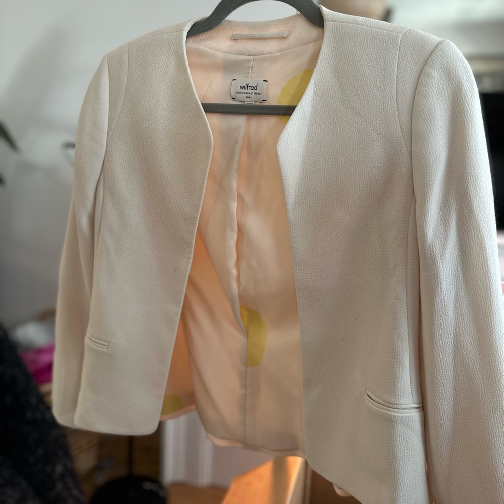 Aritzia Wilfred crop jacket